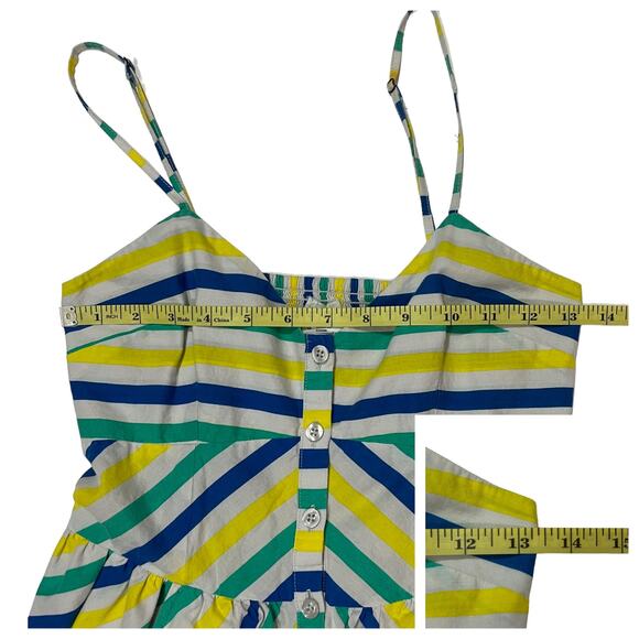 Cooperative by Urban Outfitters Striped Sundress - Yellow/Blue/Green - Small - Picture 5 of 11